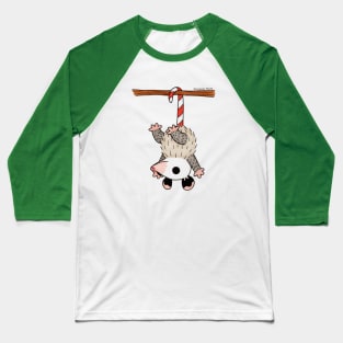 Candy Cane Tail Baseball T-Shirt